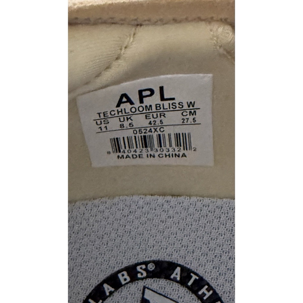 Athletic Propulsion Labs APL TechLoom Bliss Women's Size 11 Comfort Shoe Vanilla - Picture 13 of 14